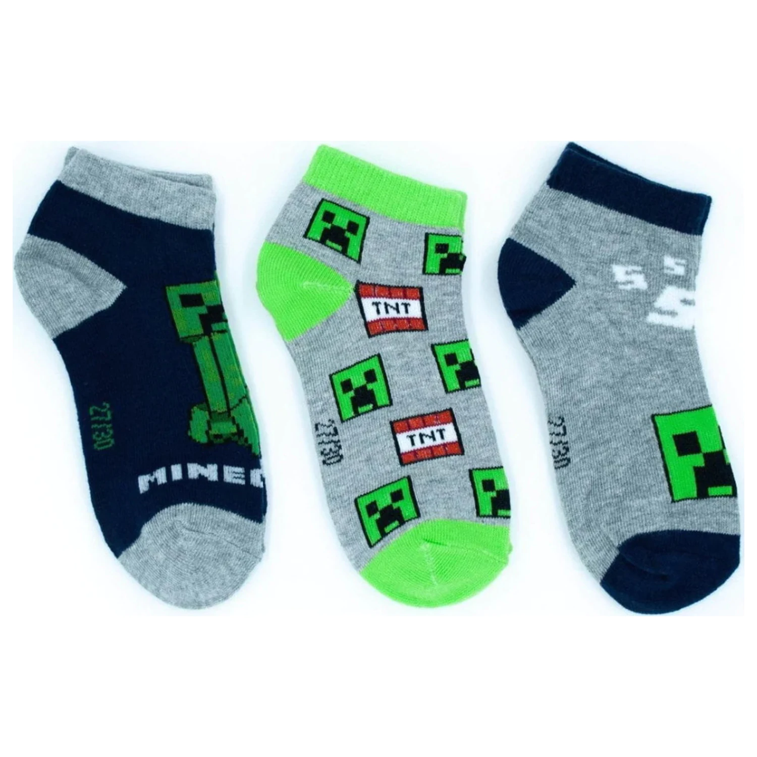 Minecraft Boomstep children's secret socks 31/34 product photo
