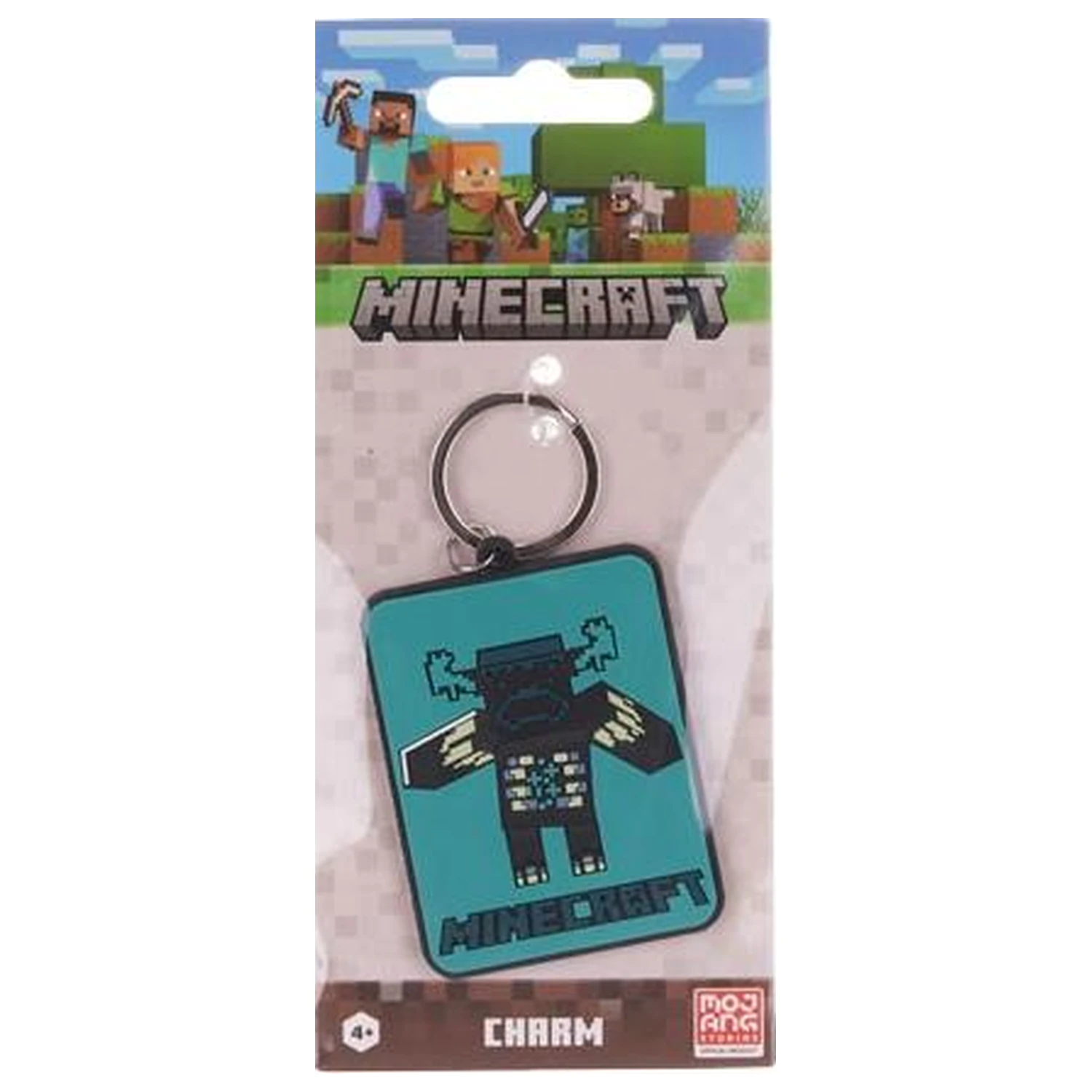 Minecraft Buffalo Rubber Keychain product photo