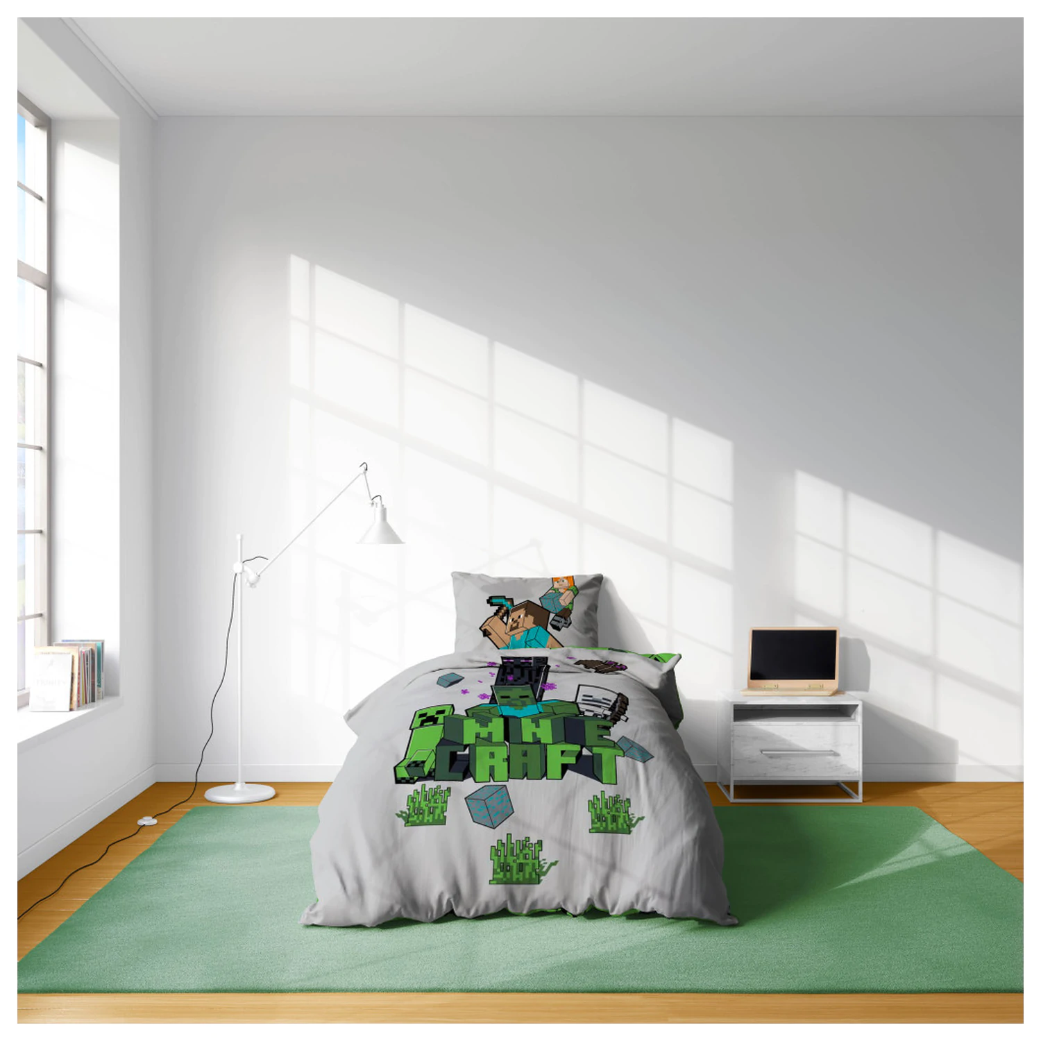 Minecraft Build and Explore Duvet Cover product photo