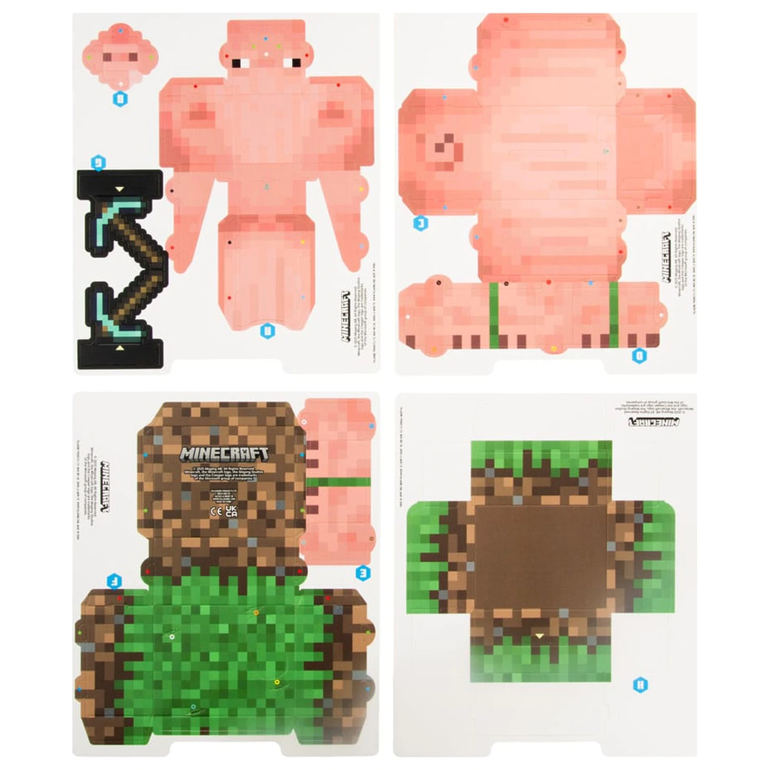 Minecraft Build Your Own Money Bank Treasure Schwein  product photo
