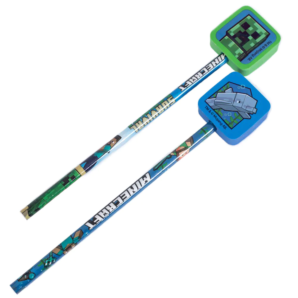 Minecraft Pencil with Topper 2-Pack product photo