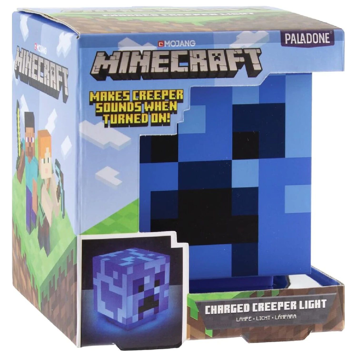 Minecraft  Charged Creeper 3D sound lamp product photo