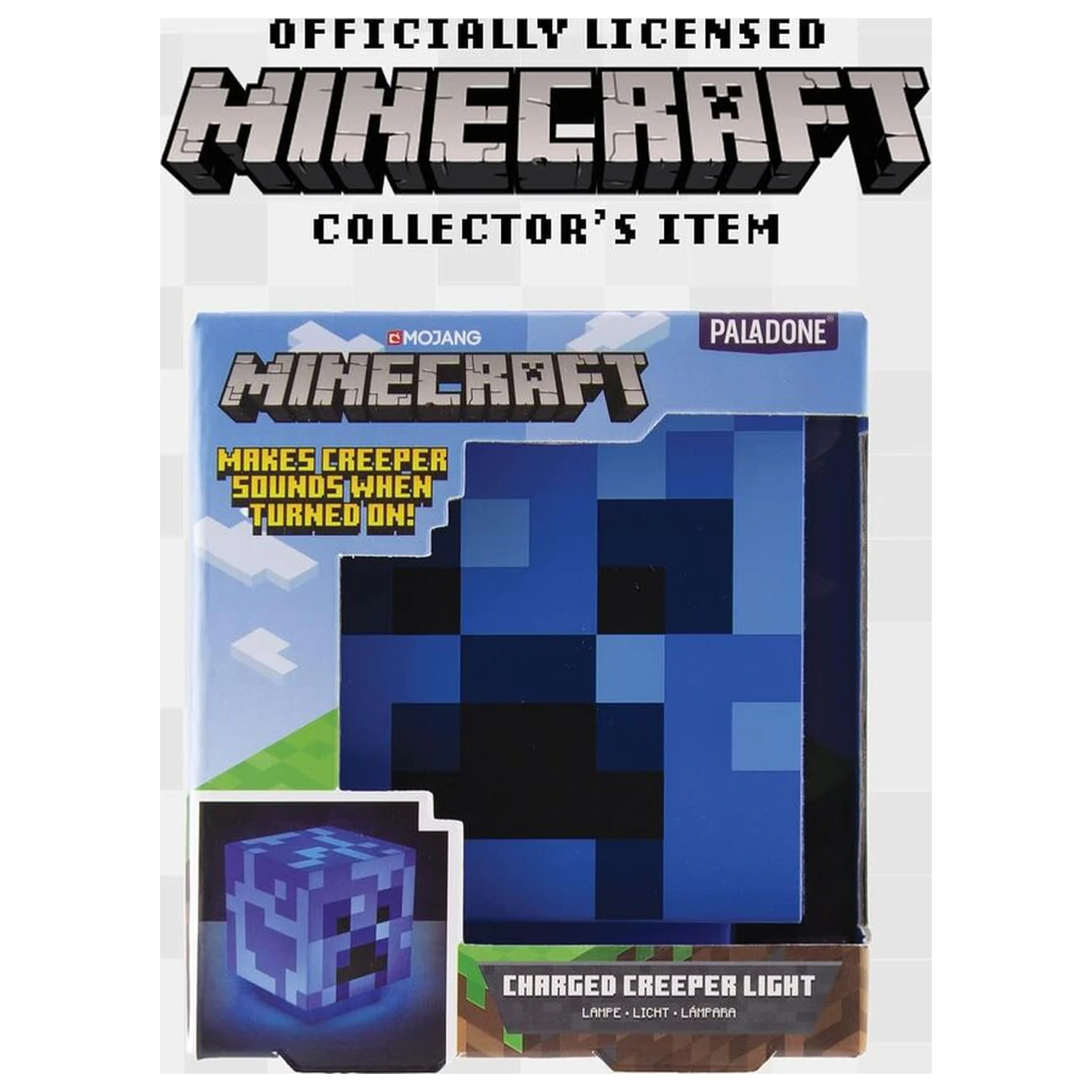 Minecraft  Charged Creeper 3D sound lamp product photo