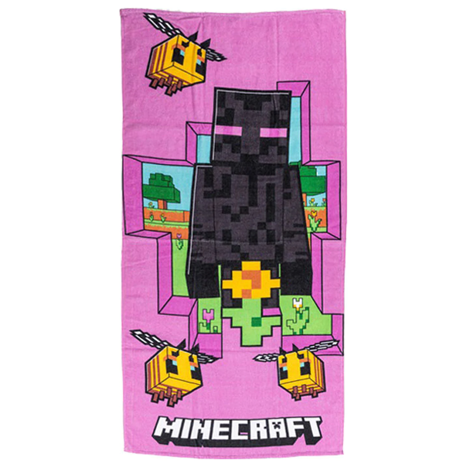 Minecraft Cherry Grove Towel product photo
