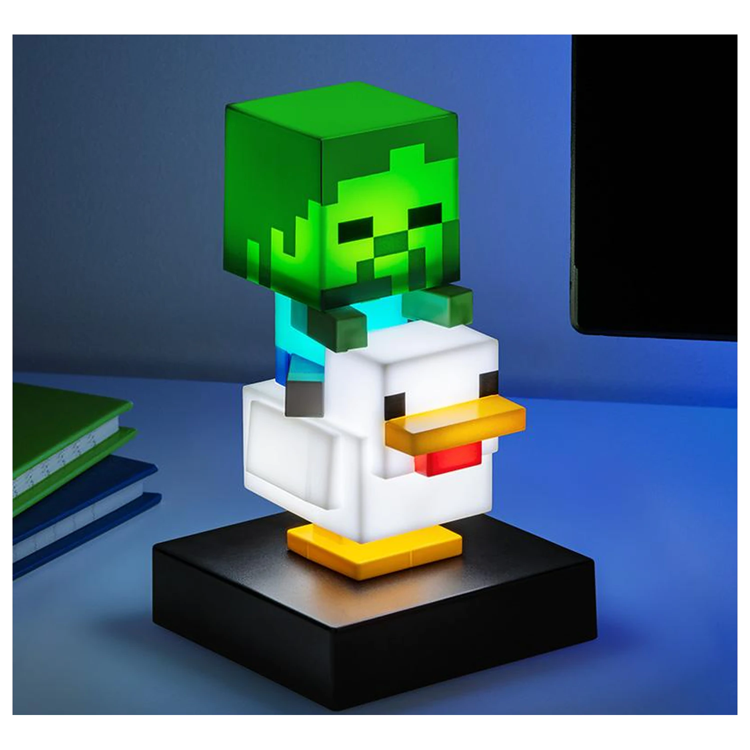 Minecraft Chicken Jockey Icon Lamp 11cm product photo