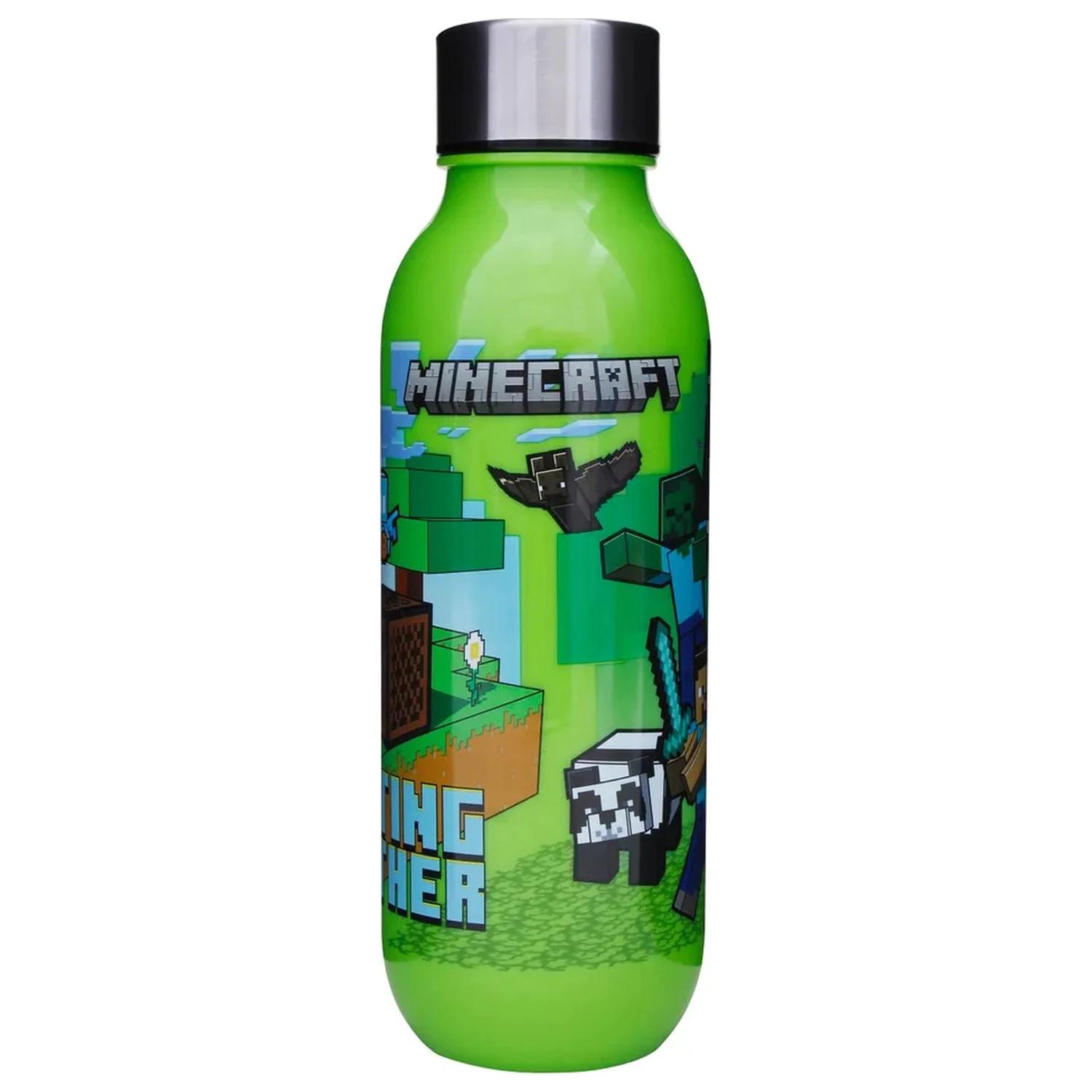 Minecraft Crafting plastic water bottle with screw cap 640 ml product photo