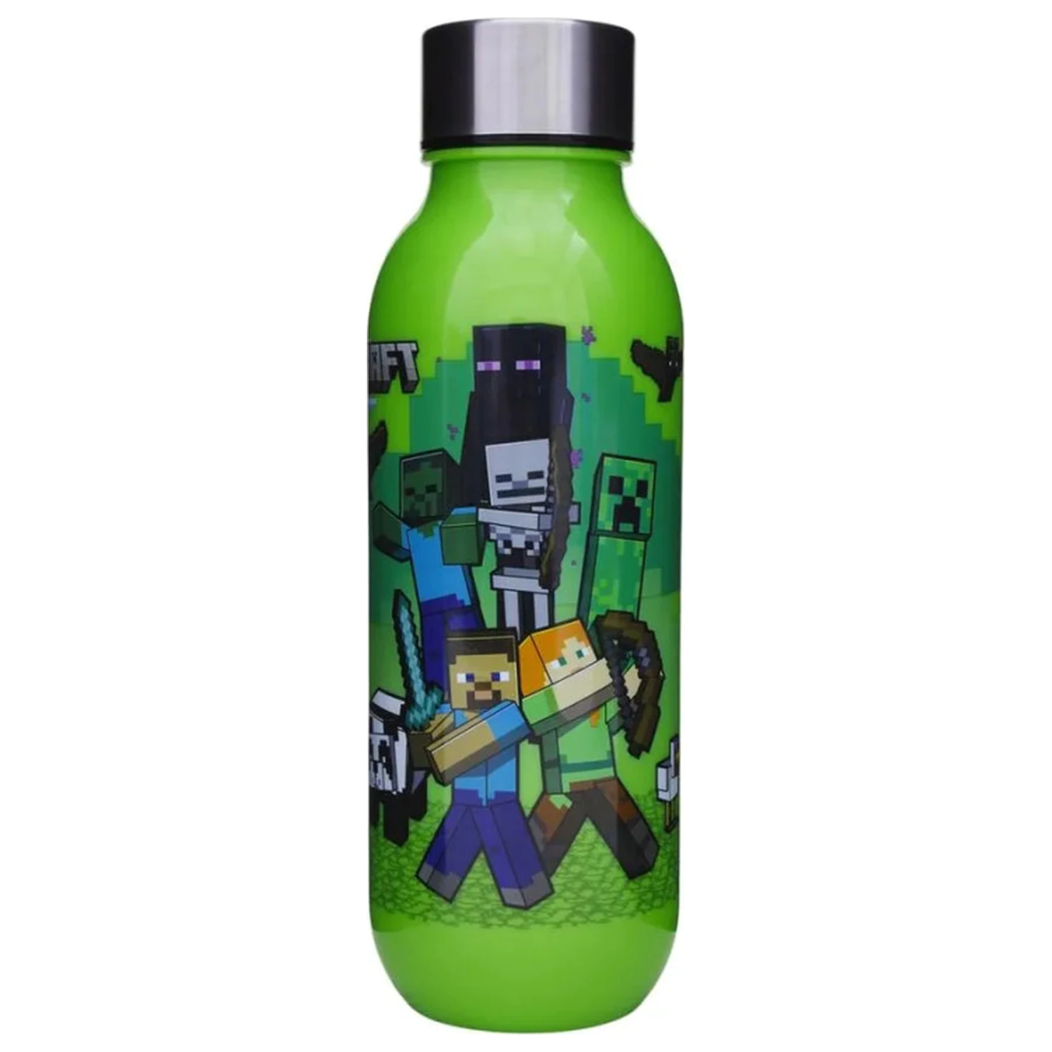 Minecraft Crafting plastic water bottle with screw cap 640 ml product photo