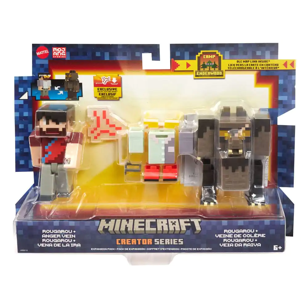 Minecraft Creator Series Action Figure Expansion Pack Rugarou &amp; Anger Vein 8 cm product photo
