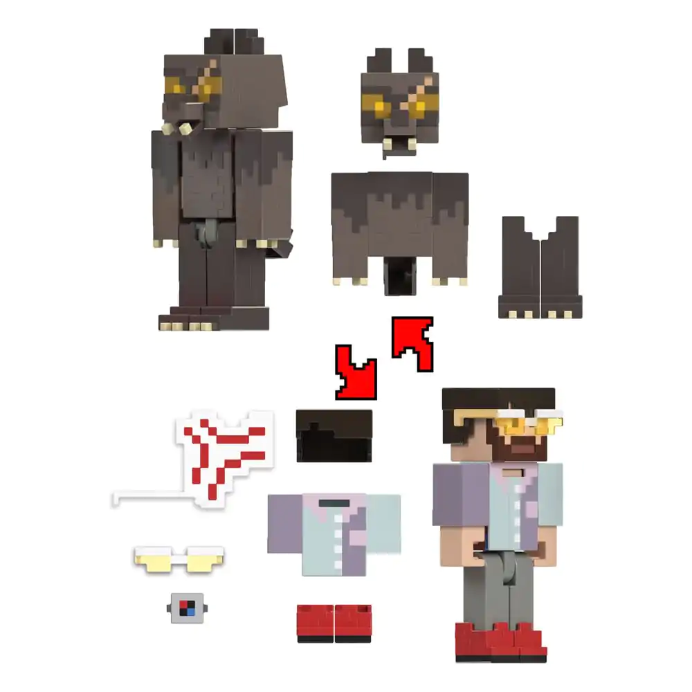 Minecraft Creator Series Action Figure Expansion Pack Rugarou &amp; Anger Vein 8 cm product photo