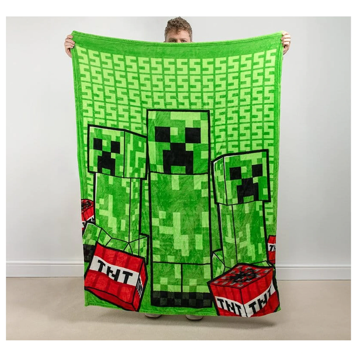 Minecraft Cushion Blanket Creeper 2-in-1 Foldable 150 cm product photo