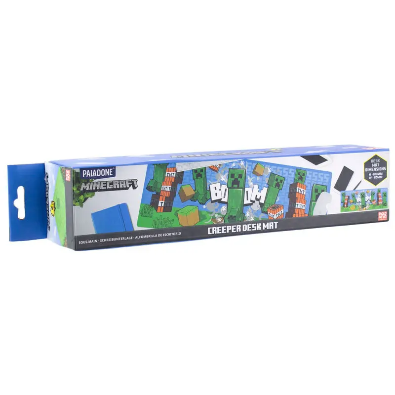 Minecraft Creeper gaming desk mat product photo