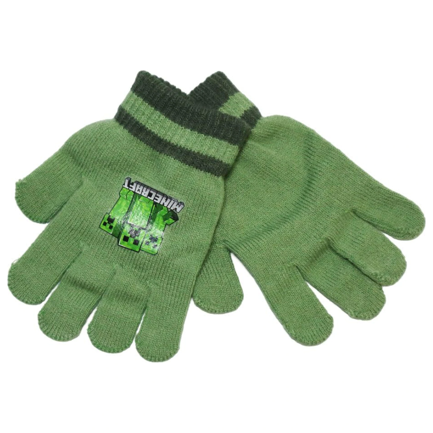 Minecraft Creeper Green kids gloves product photo