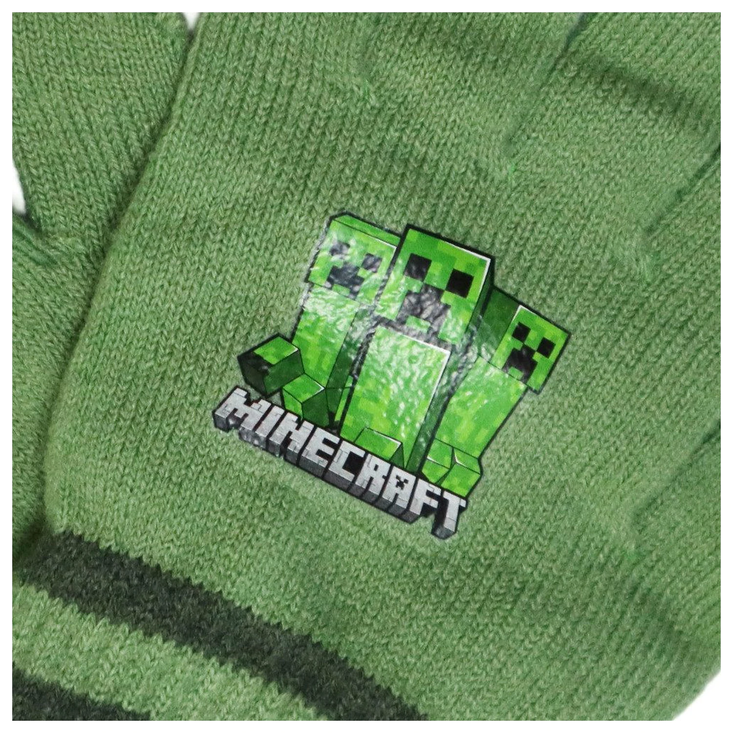 Minecraft Creeper Green kids gloves product photo