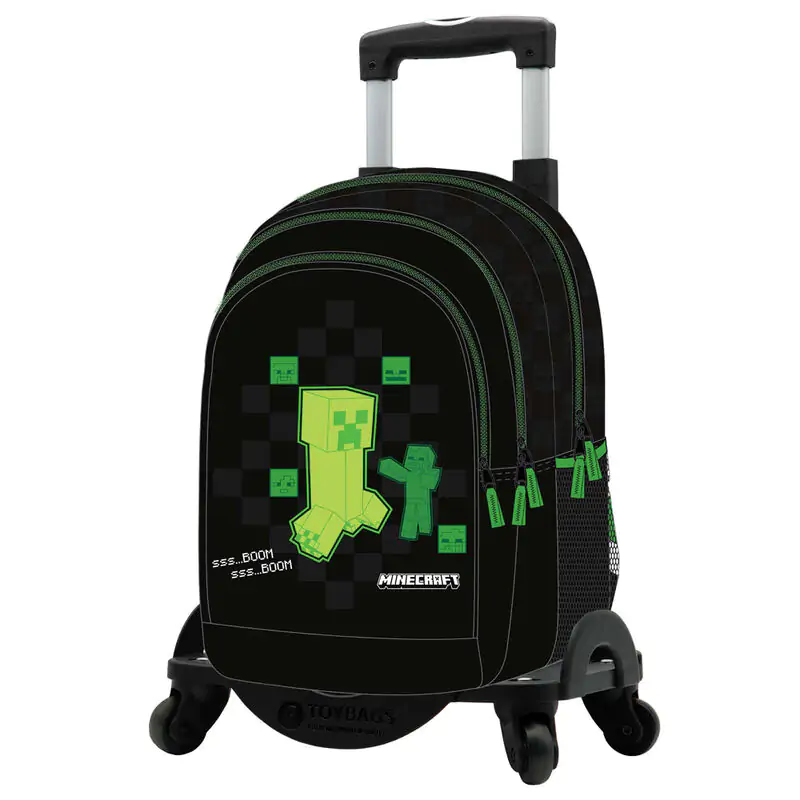 Minecraft Creeper backpack + Toybags trolley 44cm product photo