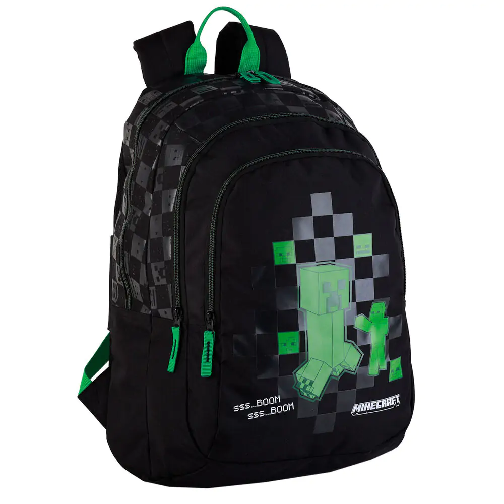Minecraft Creeper adaptable laptop backpack 44cm product photo