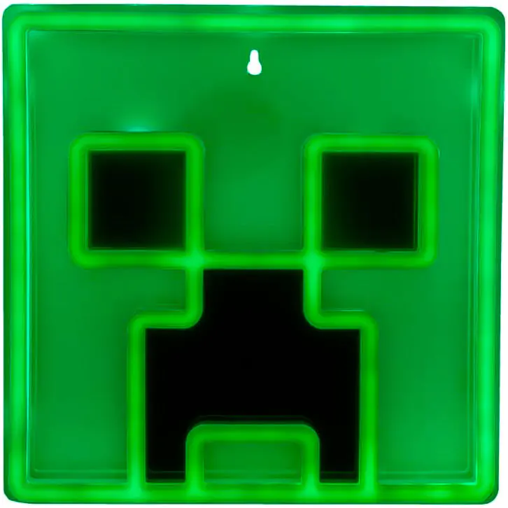 Minecraft Creeper LED Wall lamp 25cm termékfotó