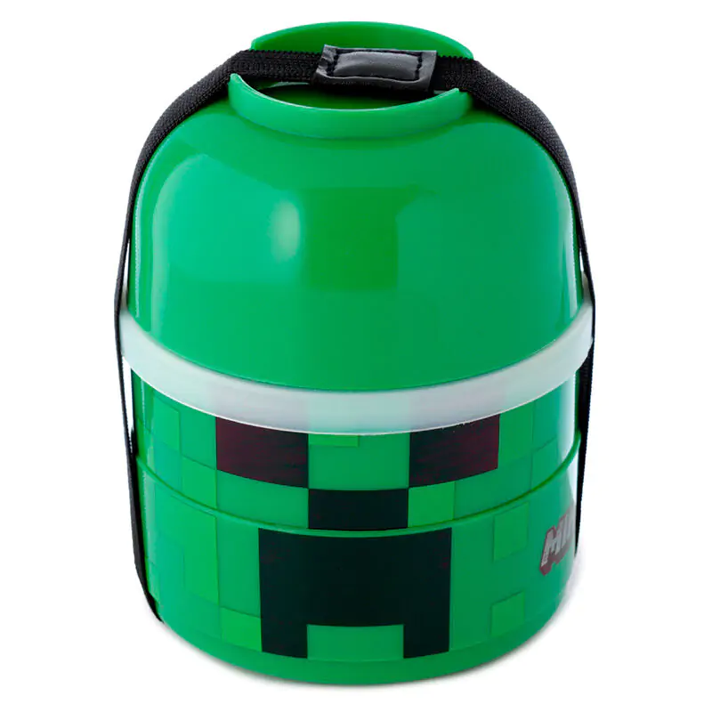 Minecraft Creeper triple lunch box product photo