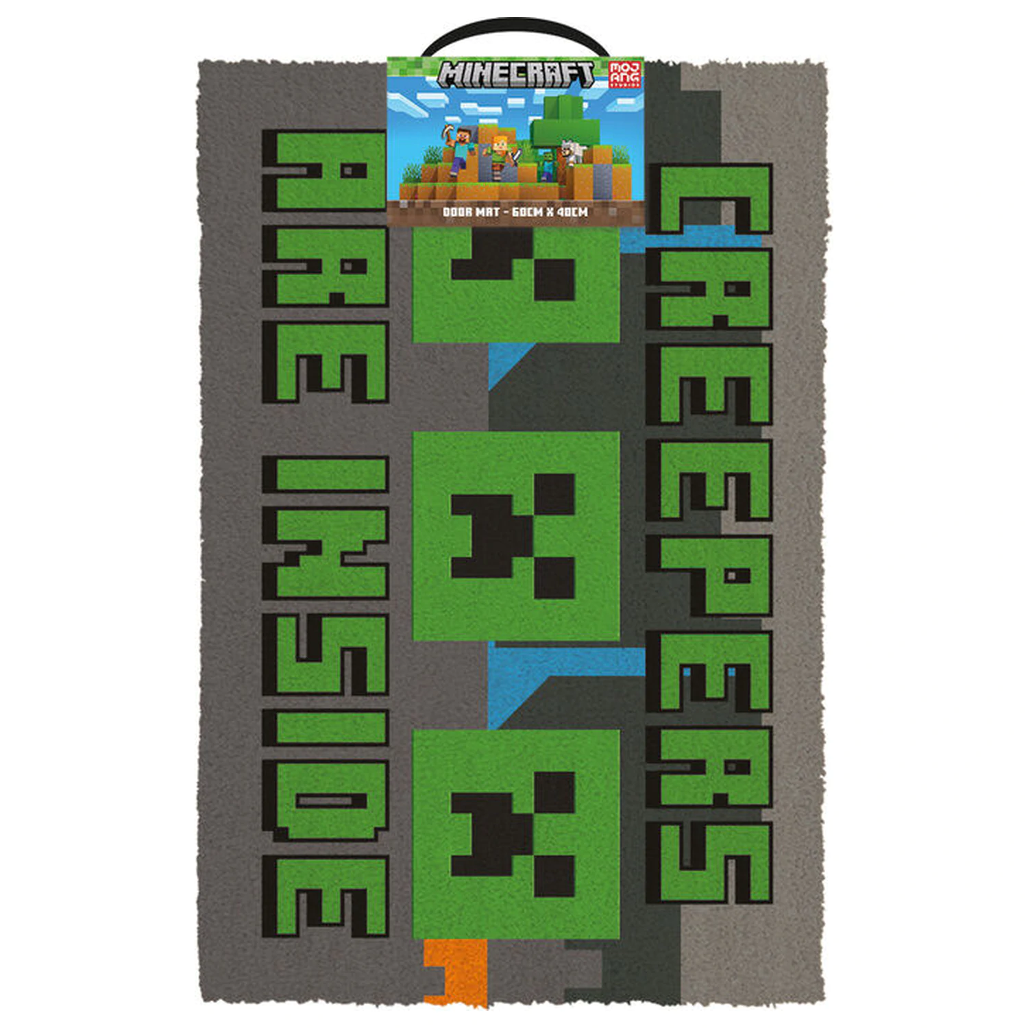 Minecraft Creepers doormat product photo