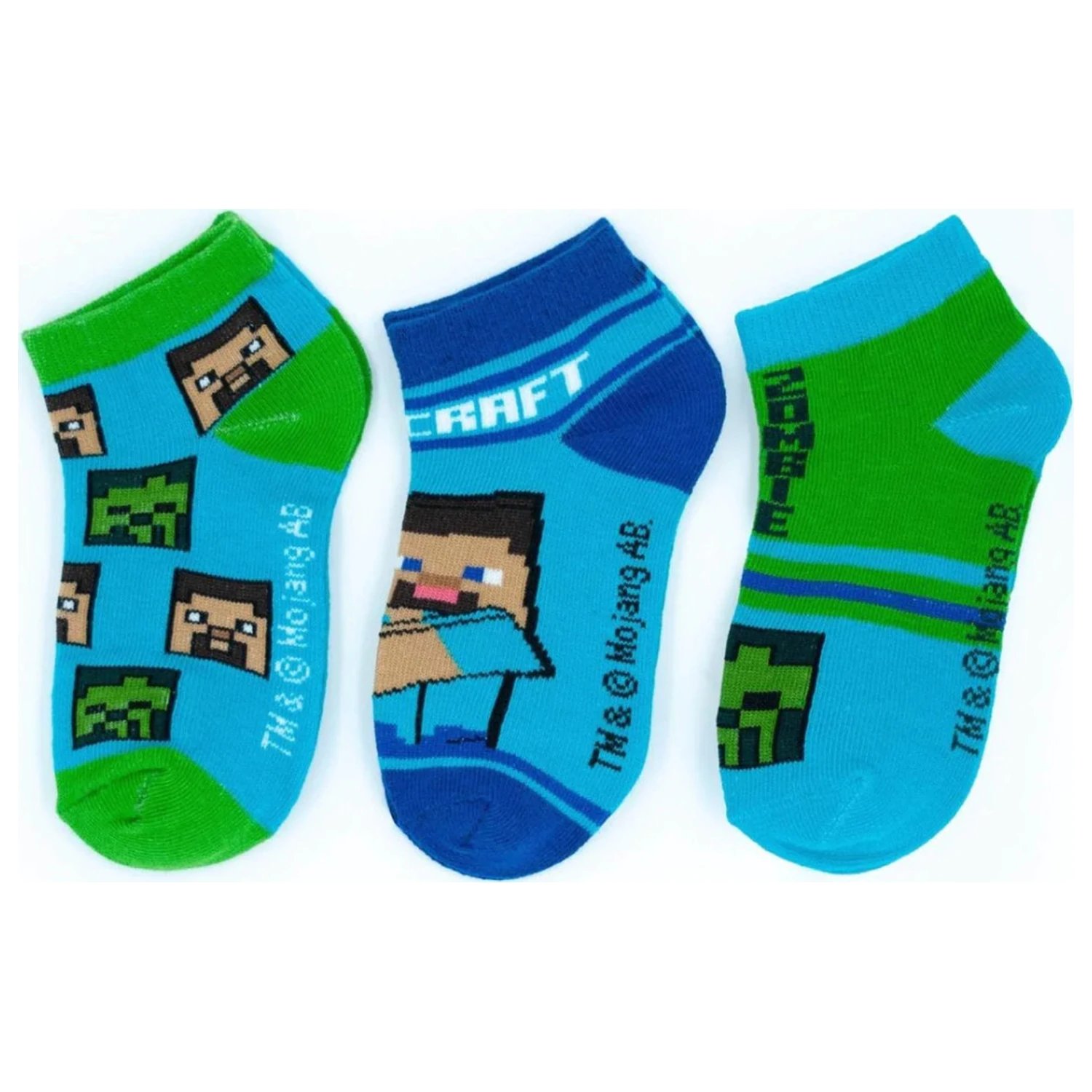 Minecraft Crew kids secret socks 23/26 product photo