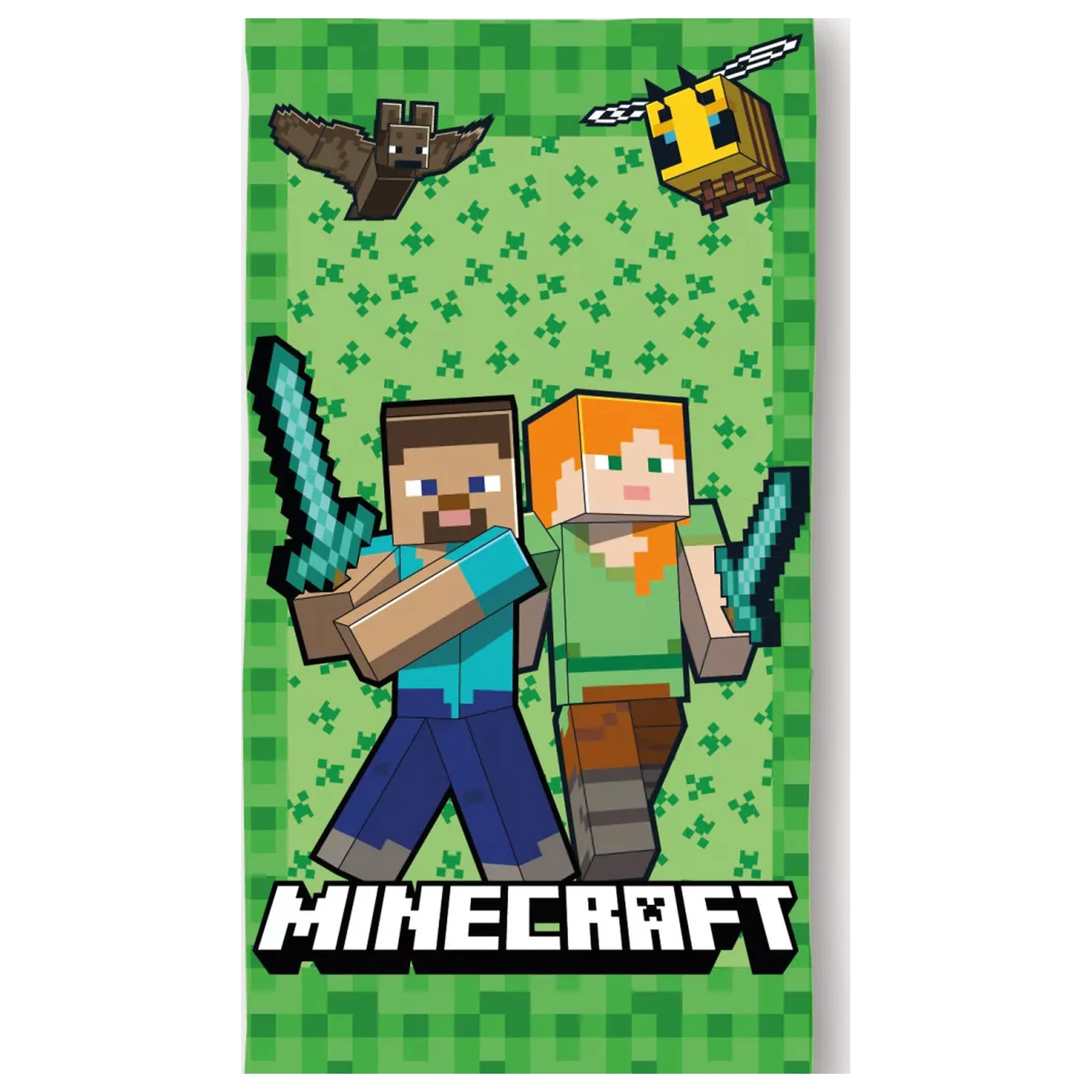 Minecraft Cube World Towel 70x140cm product photo