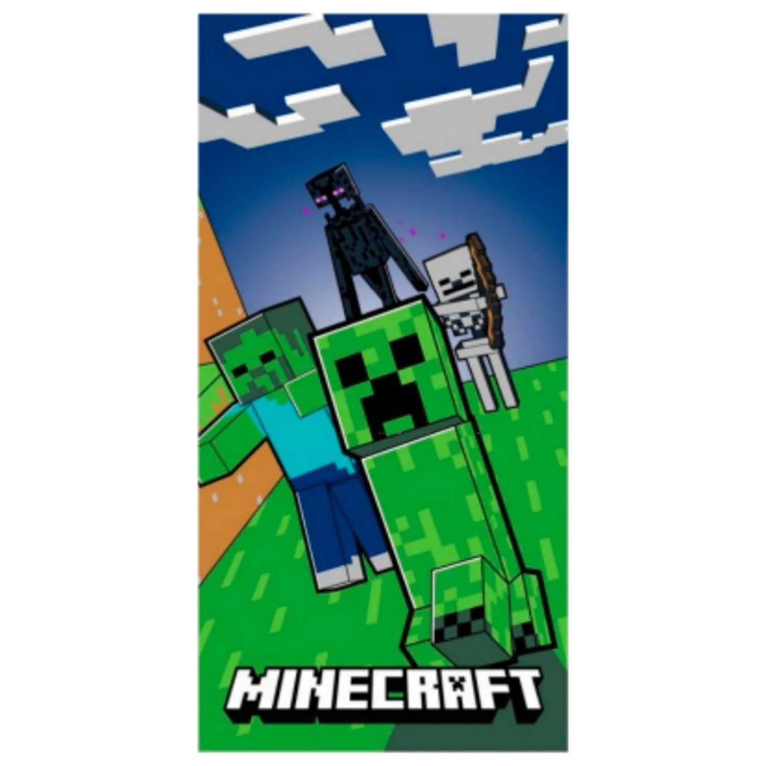 Minecraft Danger Zone Towel 70x140 cm product photo