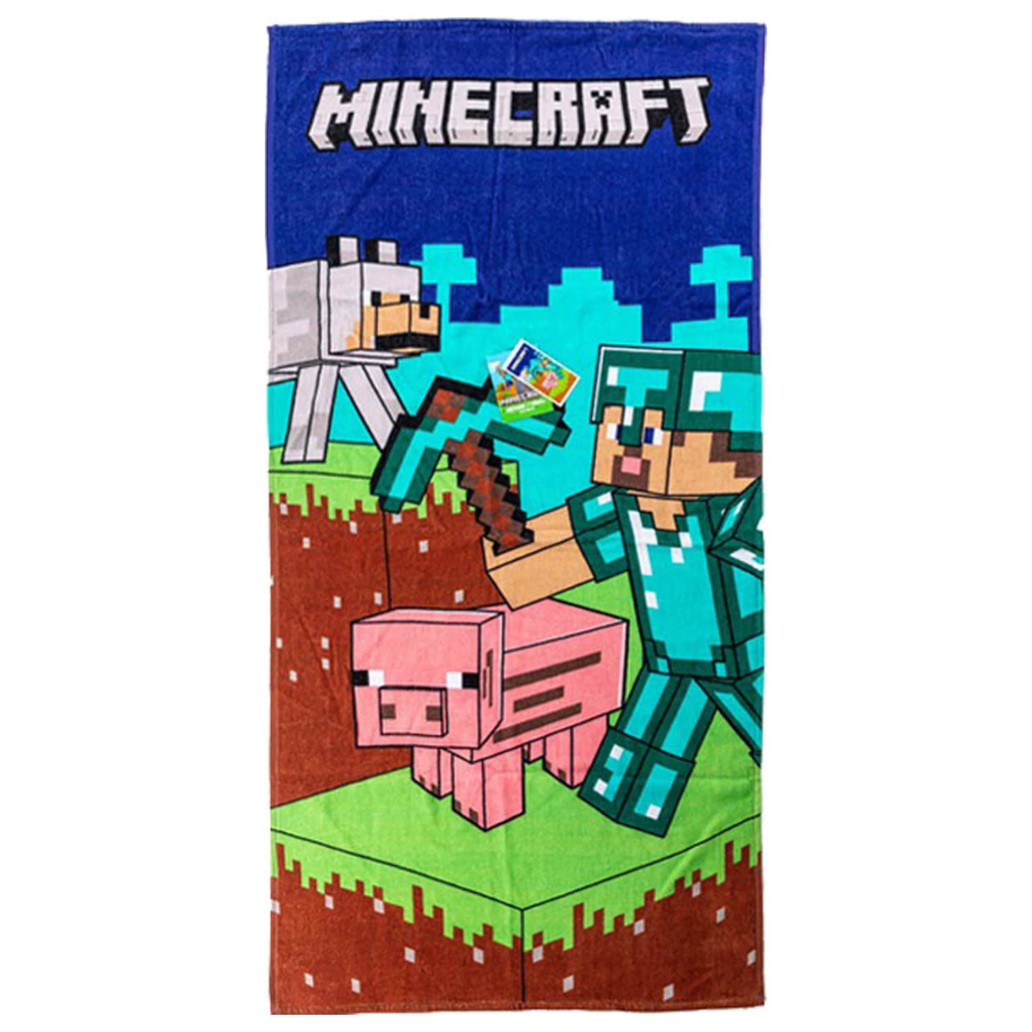 Minecraft Diamond Armor Towel product photo