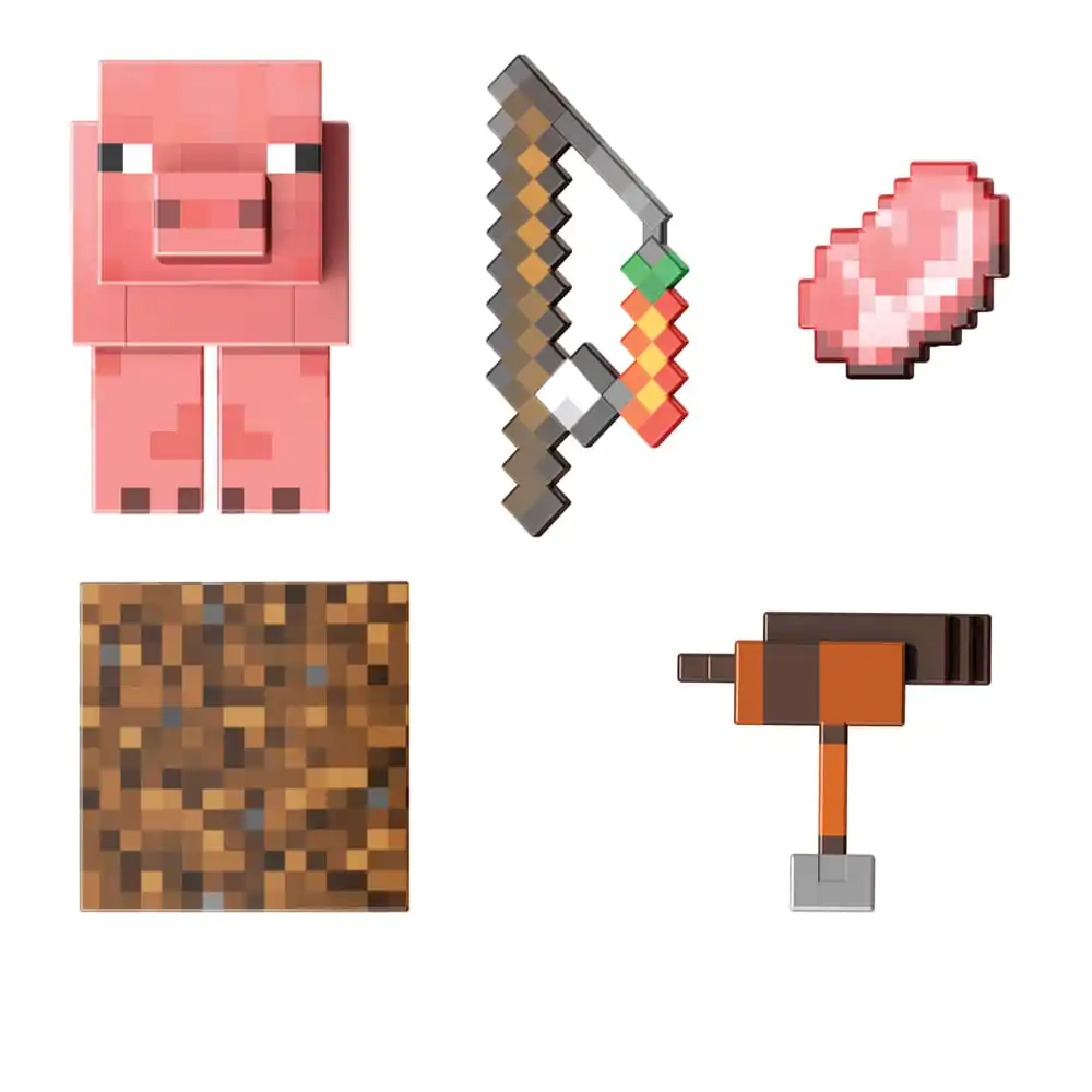 Minecraft Diamond Level Action Figure Pig 14 cm termékfotó