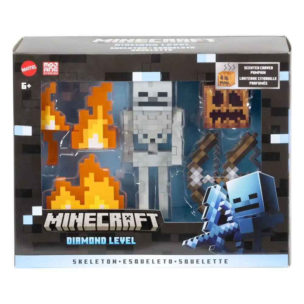 Minecraft Diamond Level Action Figure Skeleton 14 cm termékfotó