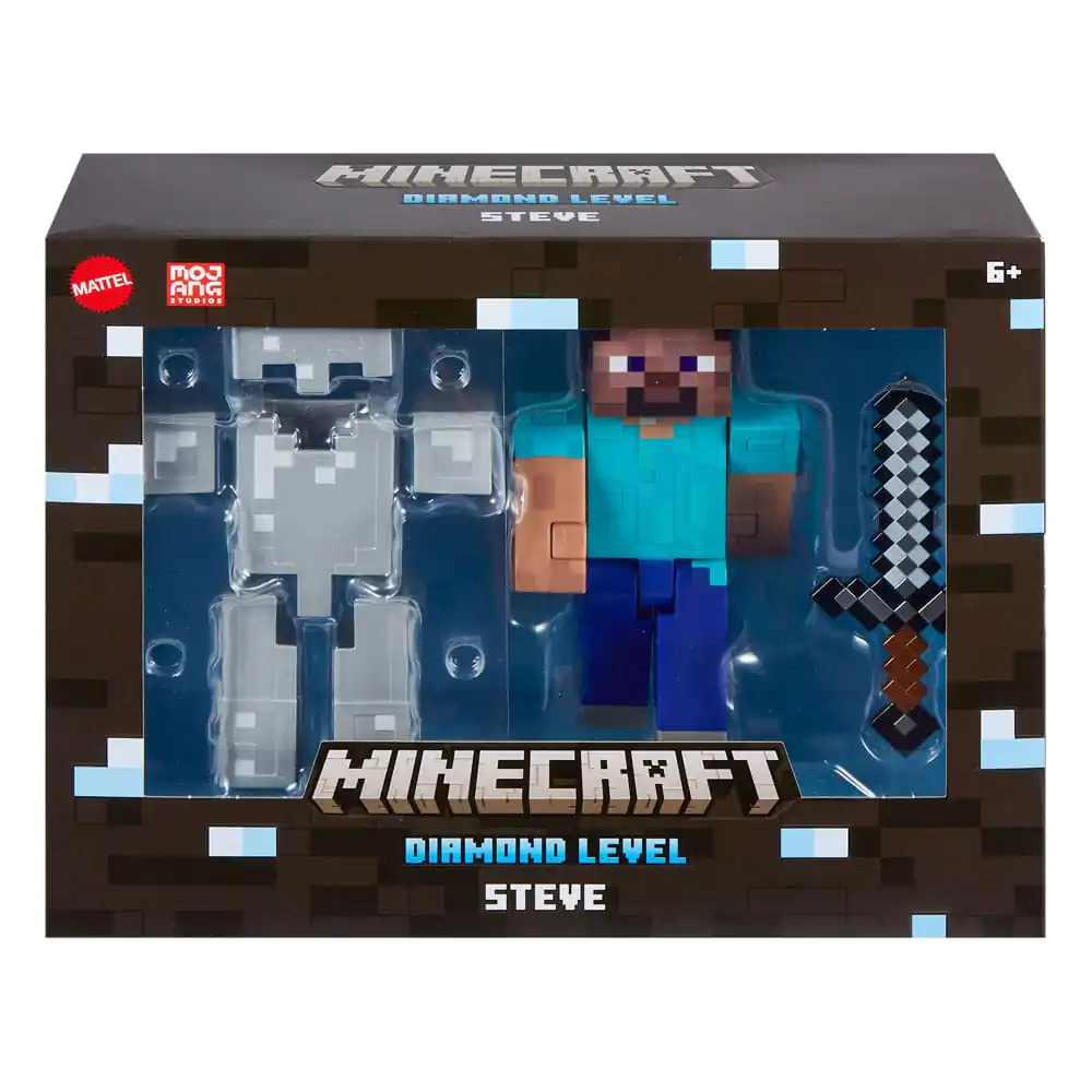 Minecraft Diamond Level Action Figure Steve 14 cm product photo