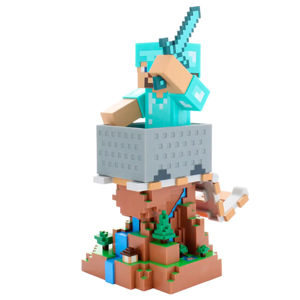 Minecraft Diamond Steve Cable guy 20cm product photo