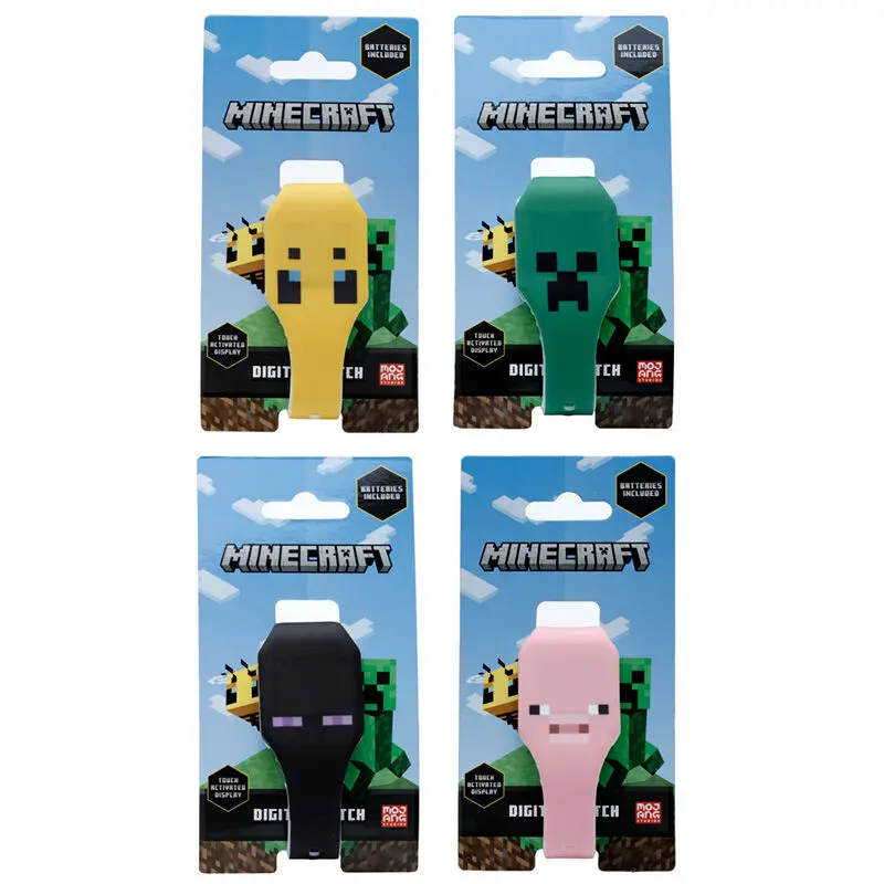 Minecraft digital watch product photo