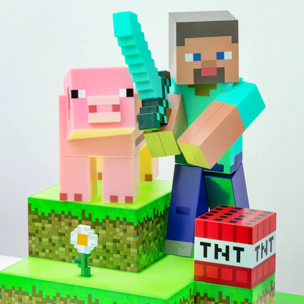 Minecraft Diorama Light Steve 30 cm product photo
