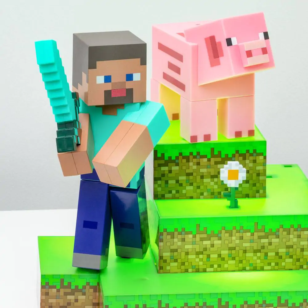 Minecraft Diorama Light Steve 30 cm product photo
