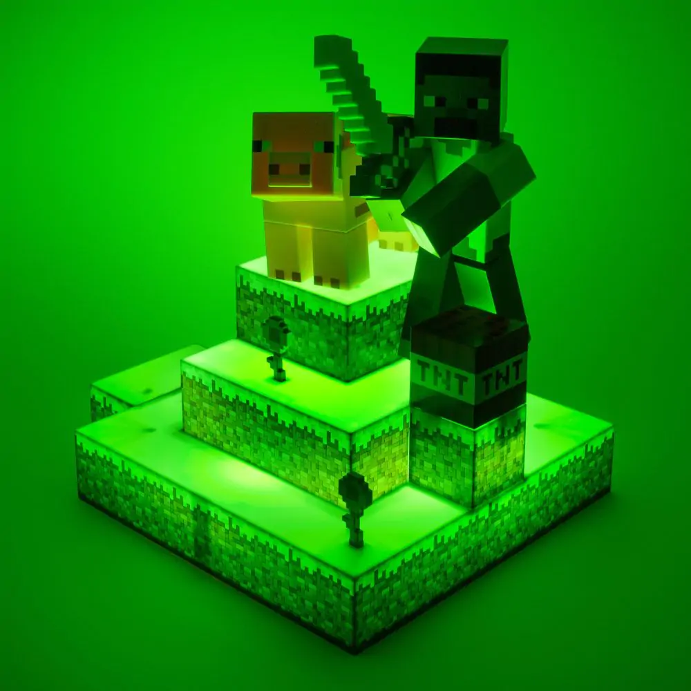 Minecraft Diorama Light Steve 30 cm product photo