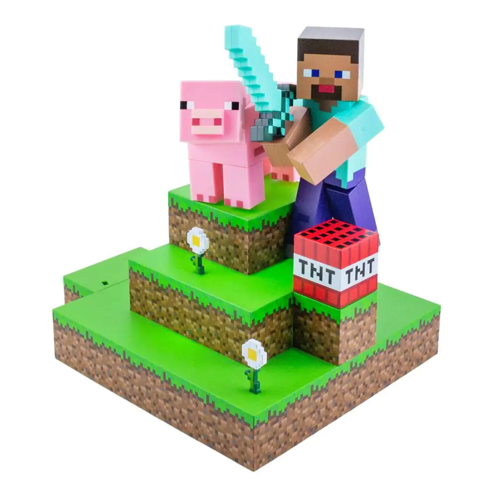 Minecraft Diorama Light Steve 30 cm product photo