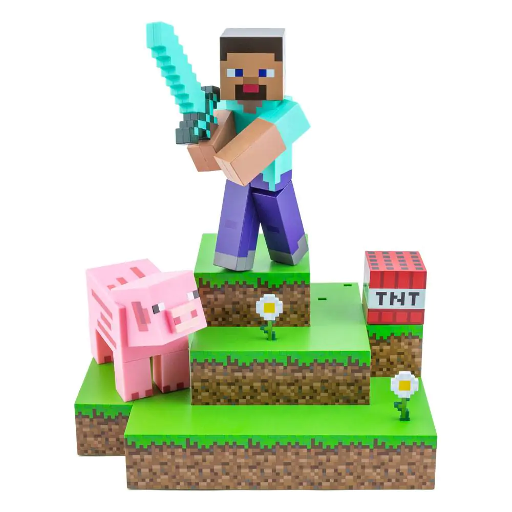 Minecraft Diorama Light Steve 30 cm product photo