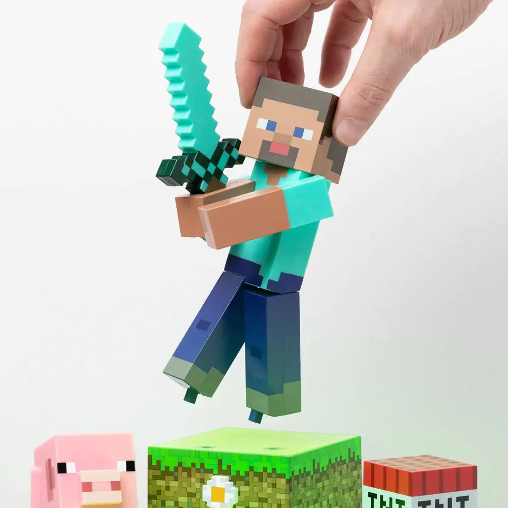 Minecraft Diorama Light Steve 30 cm product photo