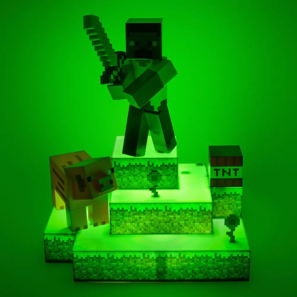 Minecraft Diorama Light Steve 30 cm product photo