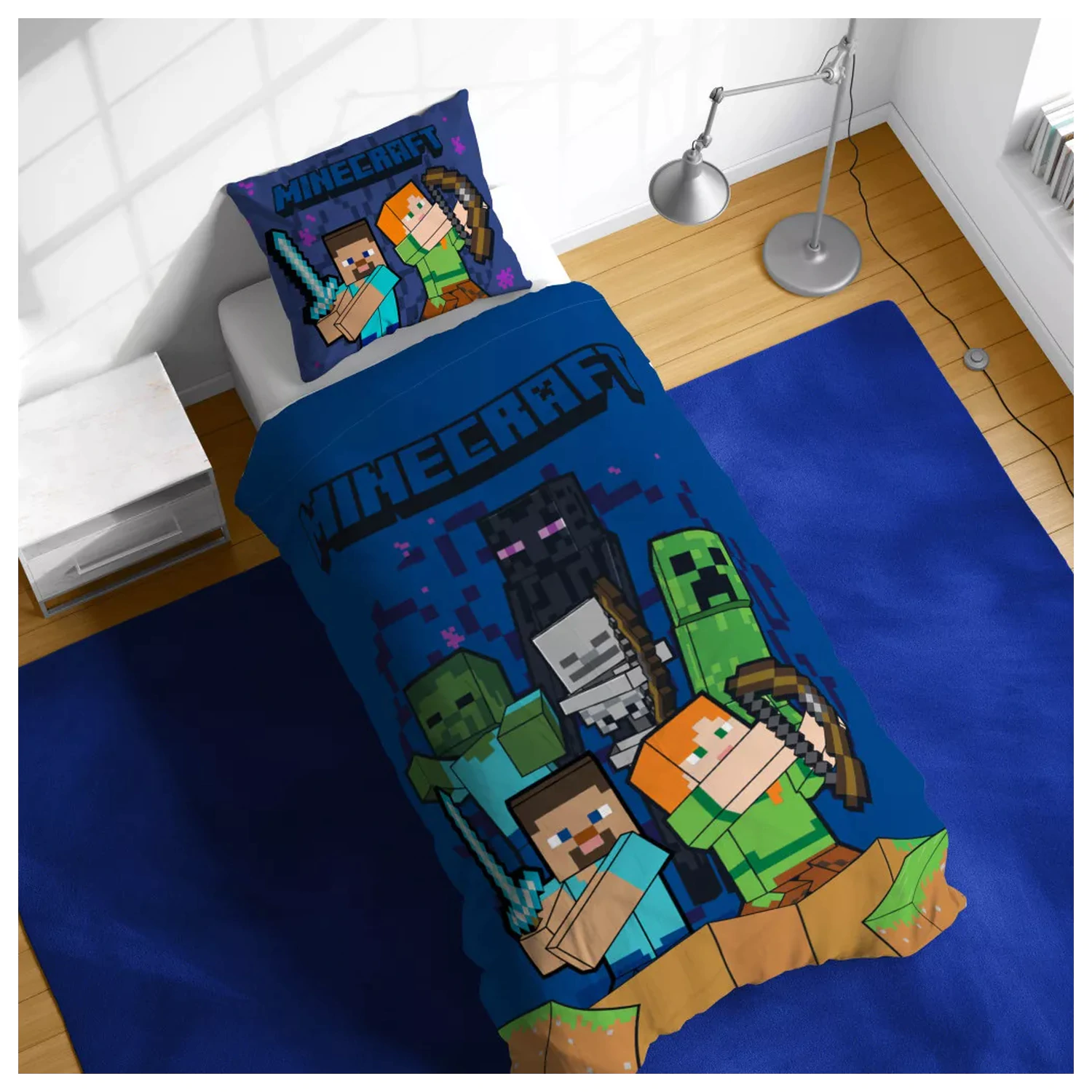 Minecraft Echoes of Hardcore Duvet Cover product photo