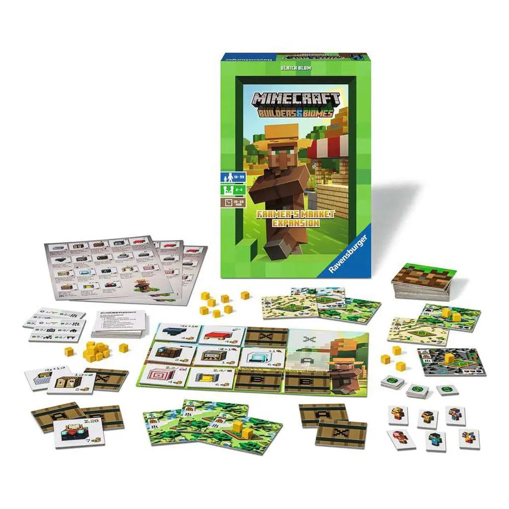 Minecraft Board Game Expansion Builders & Biomes: Farmers Mark product photo