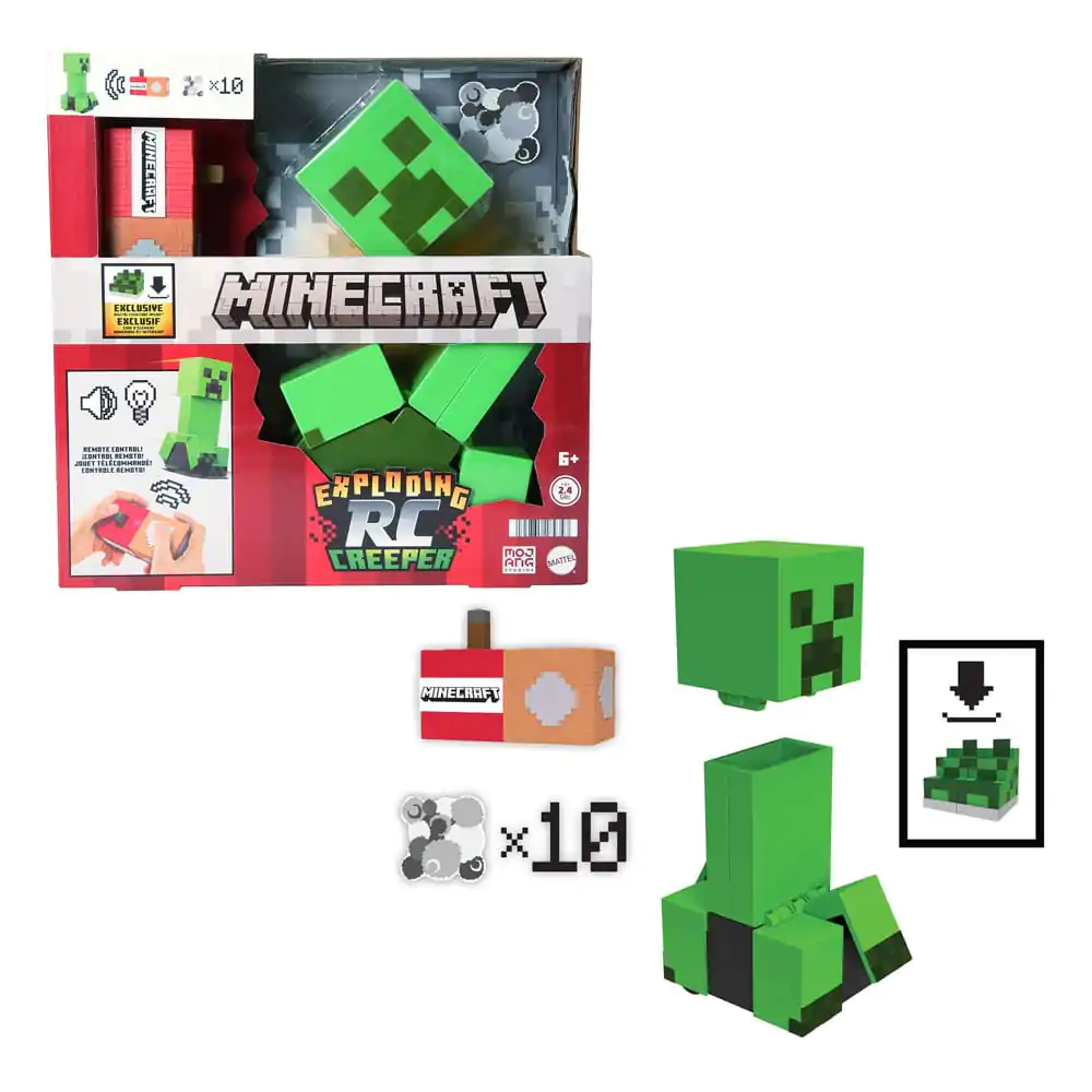 Minecraft Figure Exploding RC Creeper 25 cm product photo