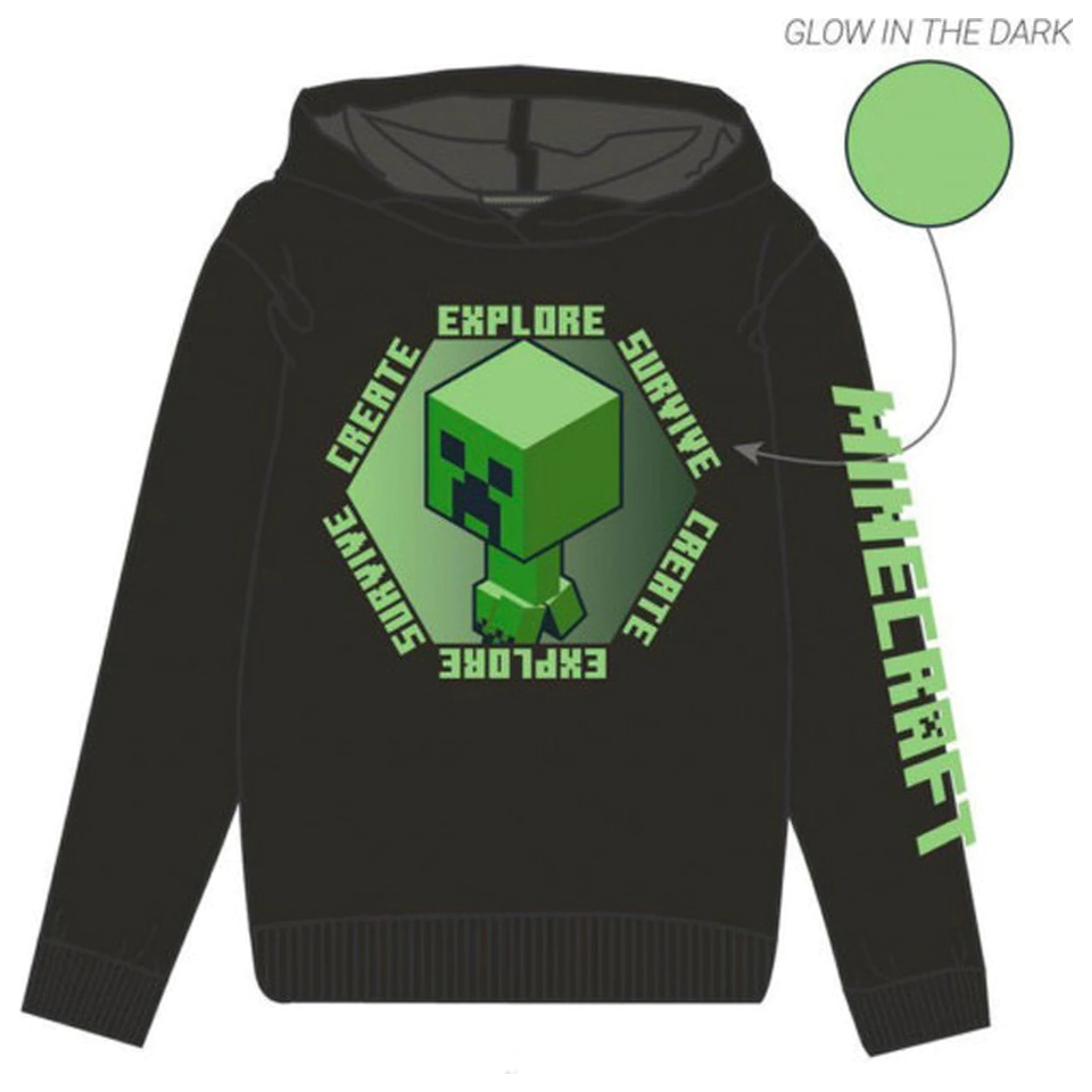 Minecraft Explore Kids' Sweatshirt 6 Years / 116 cm product photo