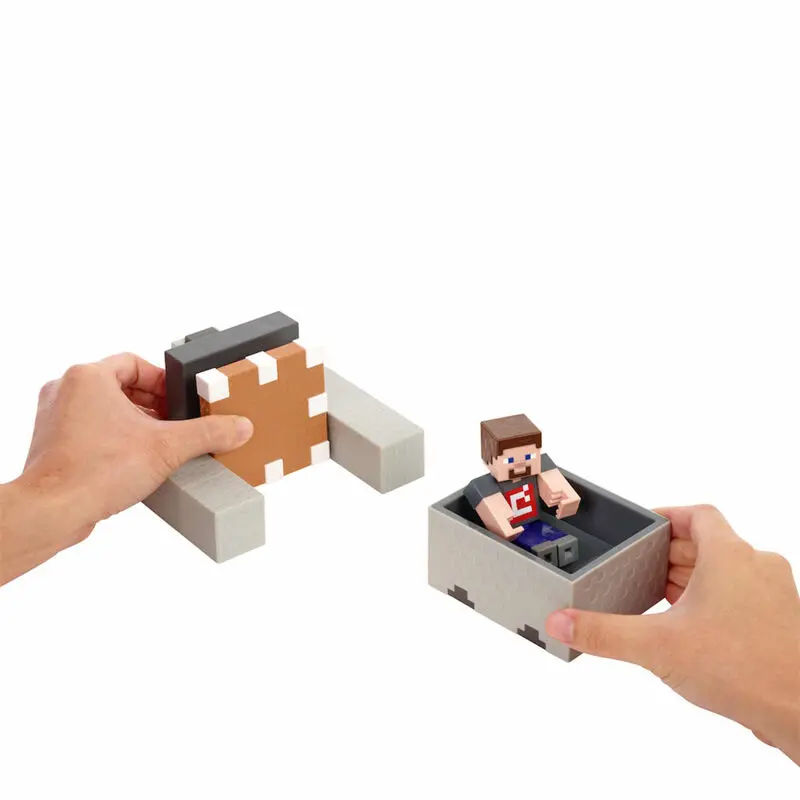 Minecraft Explosive Wagon Steve figure termékfotó