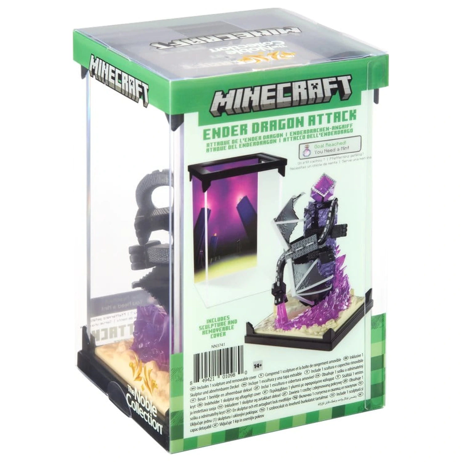 Minecraft Figure Diorama Ender Dragon Attack 18 cm product photo