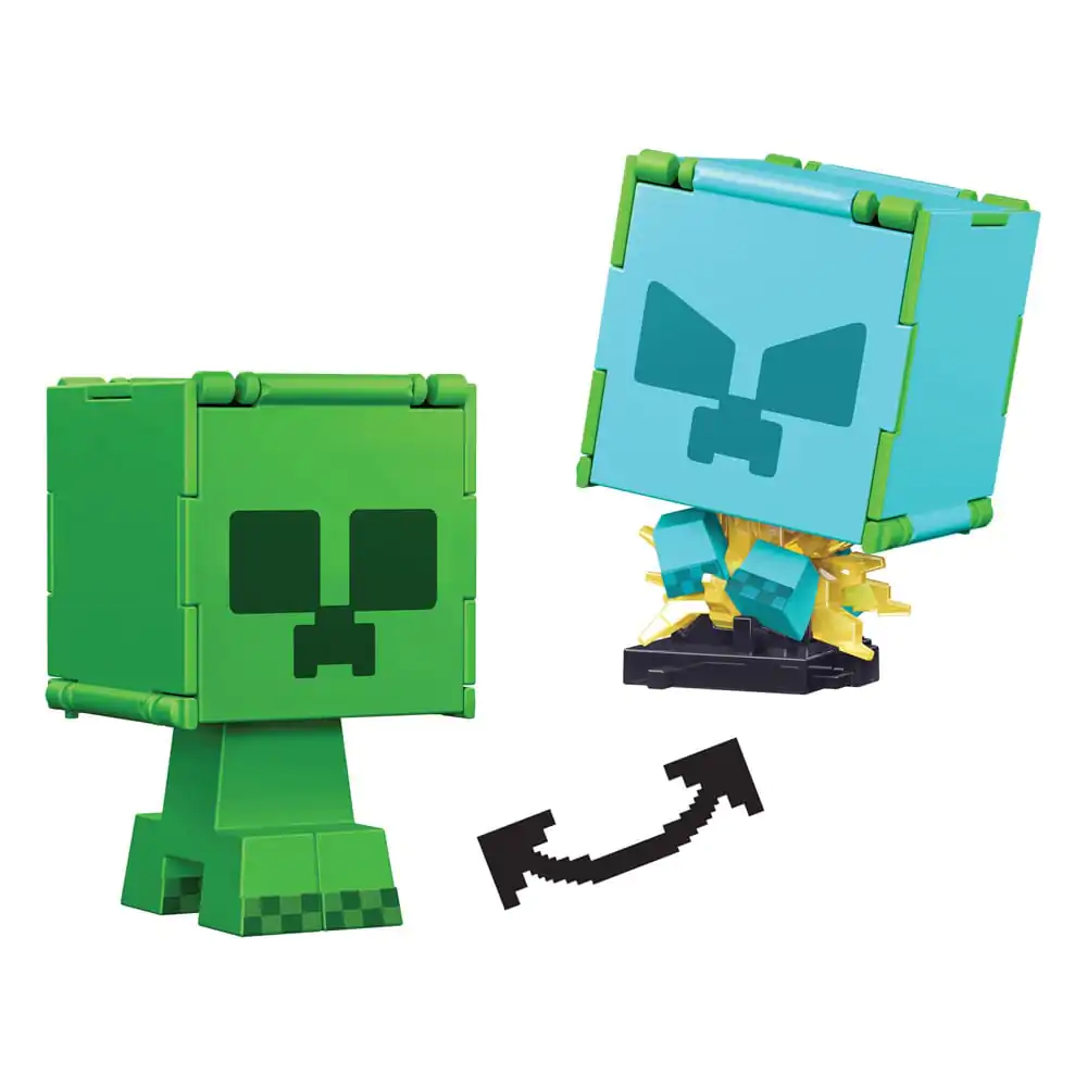 Minecraft Flippin Action Figure Creeper & Charged Creeper termékfotó