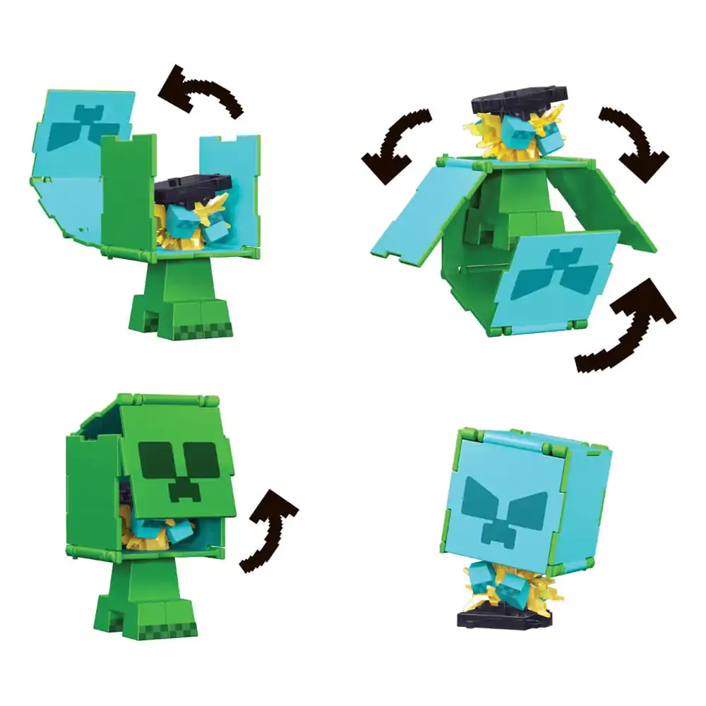 Minecraft Flippin Action Figure Creeper & Charged Creeper termékfotó