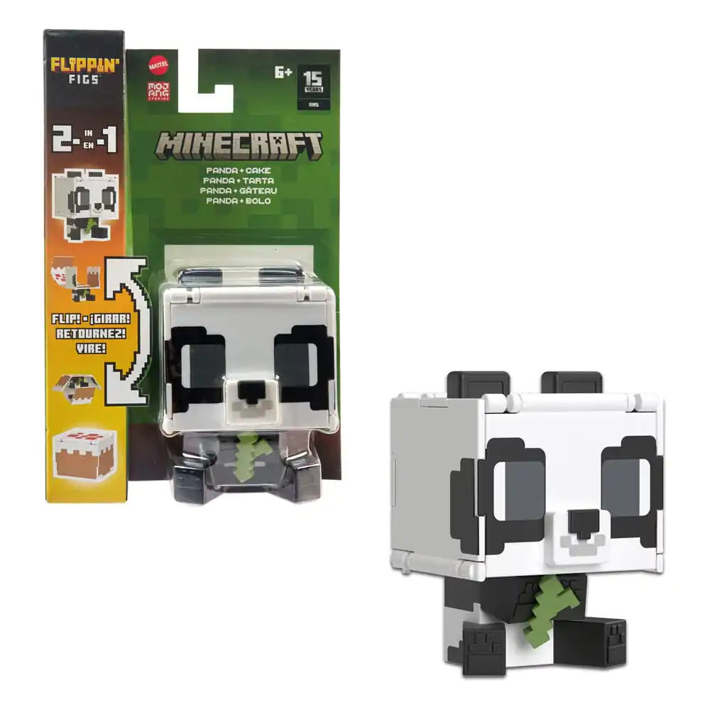 Minecraft Flippin Action Figure Panda & Cake product photo