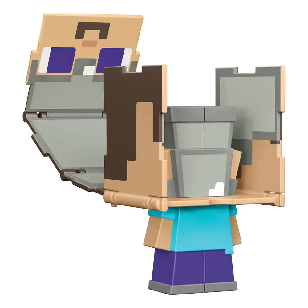 Minecraft Flippin Action Figure Steve & Steve in Iron Armor product photo