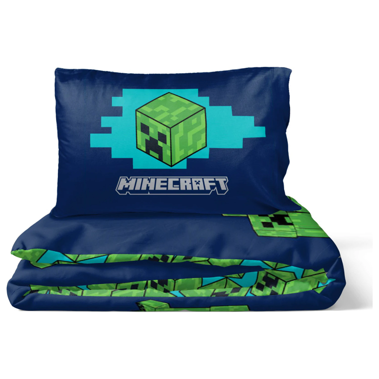 Minecraft Game Over Creepers Duvet Cover product photo