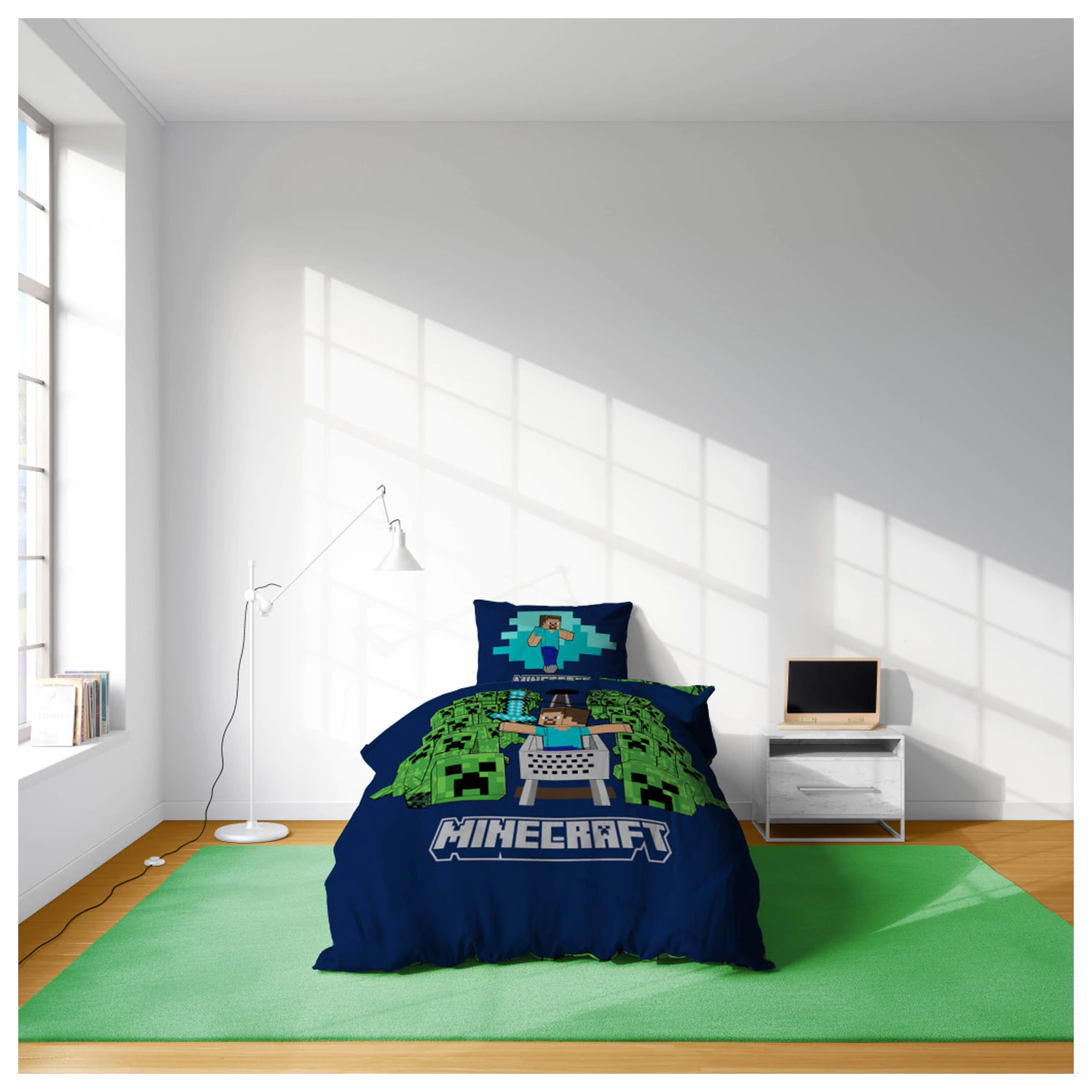 Minecraft Game Over Creepers Duvet Cover product photo